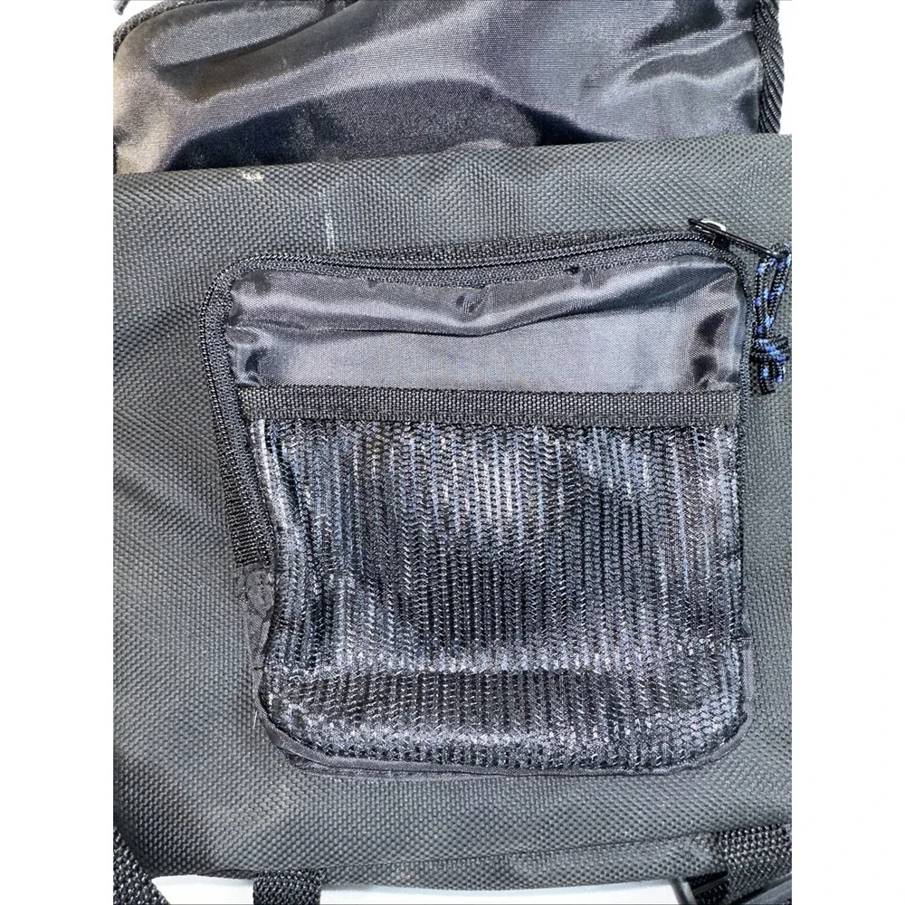 Stork Insulated Diaper Bag Black Med Tote Crossbody Great For Dads EUC